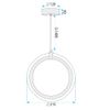 LED-Pendelleuchte LHJ126-W Chrom