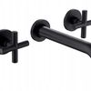 Wall Mounted faucet REA EXIT Black Mat