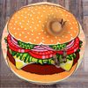 Beach towel Hamburger 150 cm