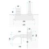 Unterputz Armatur Rea Lungo Diamond Gold + BOX