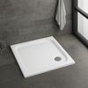 Cada pentru dus din acril Rea Belmond White 80x80