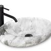 Lavabo da appoggio Rea Roxy C Stone L. Grey