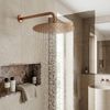 Kulatá dešťová sprcha REA JS-P014BRG 30cm Brush Copper