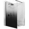 Shower screen Rea Aero Ombre Black/Black 90