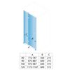 Douchedeuren Rea Atlas 120 Chrome