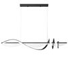 Люстра LED LHJ041-CP 100 cm BLACK