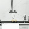 Rea Bler-1 80 douchescherm met plank en Evo hanger