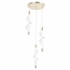 LED lámpa G009-3CPR WHITE/GOLD