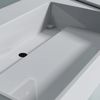 Conglomerate washbasin Archi 90 CM White