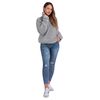 Bluza Damska Sherpa z kołnierzem Light Grey xl