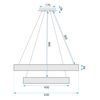 Lampa LED G045-2CP GOLD