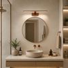 Bad LED-Wandleuchte SWE013-1W 43cm BRUSH COPPER