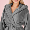 Bathrobe Nancy Grey + Socks S/M