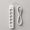 Prelungitor Multipriză 5 prize + 2x USB-A + USB-C JNH022-5A White