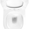Toilet bowl Carlo white Mini Flat Gold Edge
