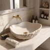 Countertop Basin Rea Isla Warm Beige