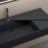 Conglomerate washbasin Archi 75 CM Grey MATT