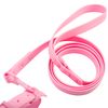 Laisse et Collier pour chien PJ-068 pink S