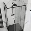 Cabine de douche Rea Punto Black 80x100