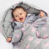 Baby sleeping bag 4in1 Horse Grey-Purple