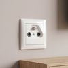 RTV-SAT Antenos Lizdas su Rėmeliu OSTE JNH011-A WHITE