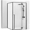 Shower enclosure Rea Fargo 80x100 Black Mat