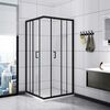 Душевая кабина Rea Vito Black Mat 80x80