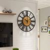 Round Wall Clock Loft 35 cm metal/wood MC70902