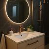 Rubinetto da lavabo REA ARGUS COPPER BRUSH LOW