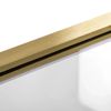 bathtub screen Rea Agat-3 120 BRUSH GOLD