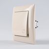 Doorbell Push Button with Frame OSTE JNH008-W BEIGE