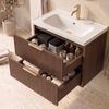 Тумба для ванной с раковиной REA Sherry 80cm Brown Walnut