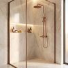 Душевой гарнитур с термостатом REA Drop Brush Copper