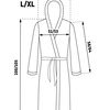 Bathrobe Jordan Powder Pink L