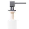 Дозатор для жидкого мыла REA nickel brush square INOX