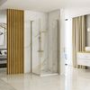 Cabina de ducha REA Hugo 80x80 Gold Brush