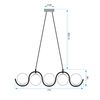 Lamp APP1440-5CP GOLD