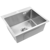 Stainless steel sink Liam BRUSH NICKEL