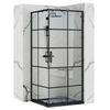 Cabina de dus Rea Concept Black 80x80 Negru