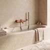Bathroom faucet Rea Lungo Copper Brush