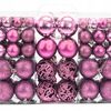 Christmas tree ornaments PINK 100pcs KL-21X03