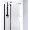 Porte de douche FARGO BLACK MAT 110