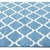 Plush carpet Clover Blue