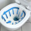 Hangende toiletpot Carlo Flat Mini Goud / Wit