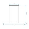 Lampe Led APP1448-CP BLACK 100cm