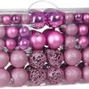 Christmas tree ornaments PINK 100pcs KL-21X03