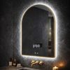 Mirror LED 80x60cm CAMLOT Brush Gold