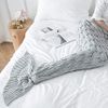 Kuscheldecke Mermaid Tail l. grey