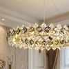 Lampă suspendată din cristal SWE094-CP 60cm Gold