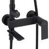 Shower set REA STORM BLACK MATT